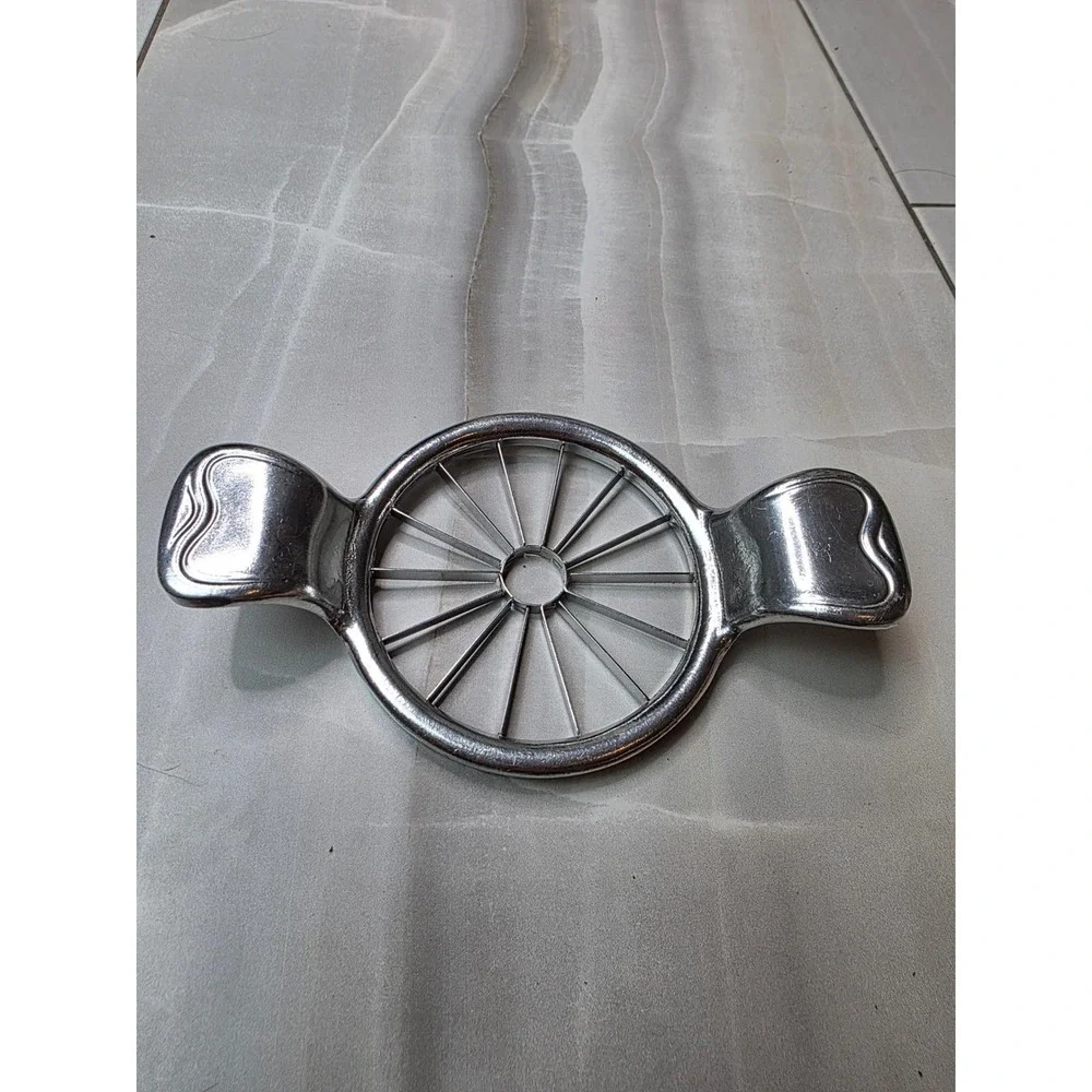 Vintage Wilesco Apfella Apple Slicer Corer West Germany Chrome Metal 12 Slice A6
